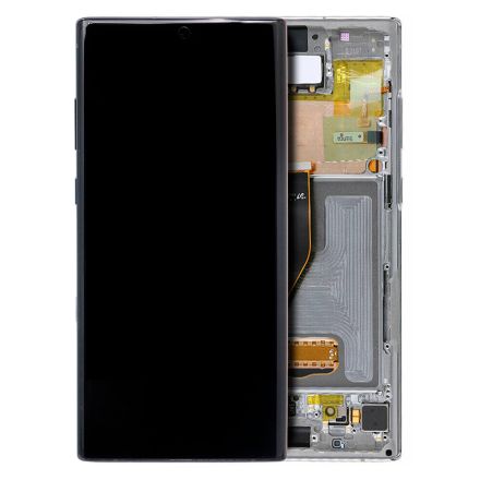 For Samsung Galaxy Note10+ SM-N975/N975U/N975F OLED Screen Digitizer Assembly with Front Frame - Aura Glow - OEM Refurbished