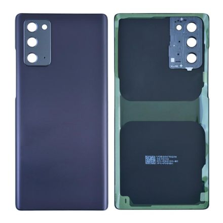 For Samsung Galaxy Note20 N980U/N980F Battery Cover with Small Parts - Gray - Samsung Logo