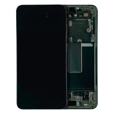 For Samsung Galaxy S23 5G S911B (International Version) OLED Screen Digitizer Assembly with Front Frame - Green - OEM New