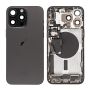 For iPhone 15 Pro Max Back Cover Rear Housing Assembly - Black Titanium - OEM Pulled